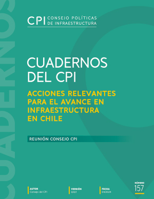 Cuaderno 157: Acciones relevantes para el avance en infraestructura en Chile